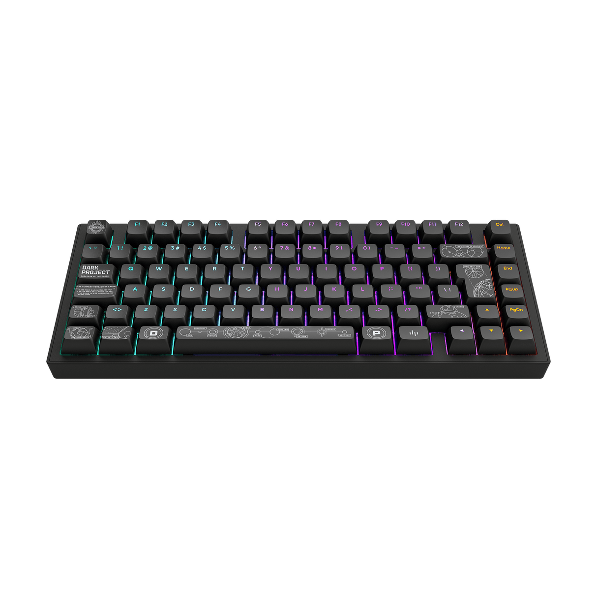 Dark Project ALU Terra Nova Black - Wireless Gaming Keyboard (ISO DE)