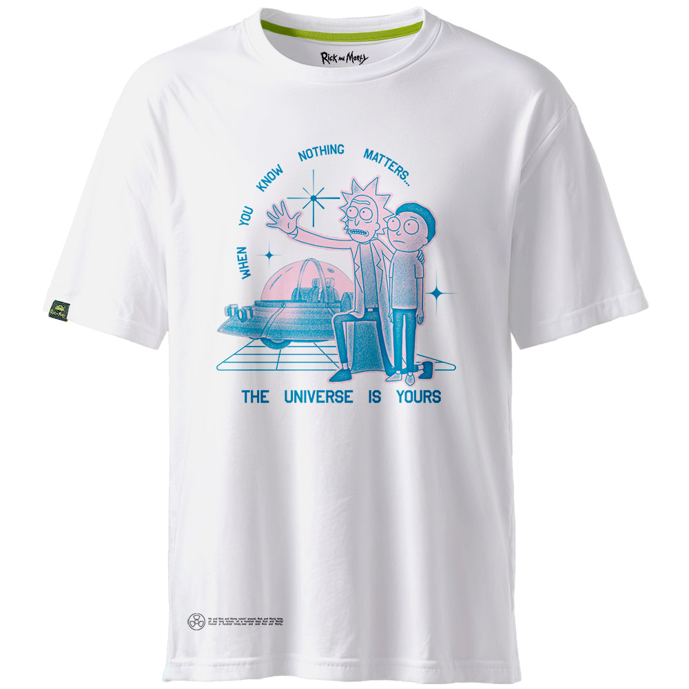 Rick and Morty Nothing Matters t-shirt white, M