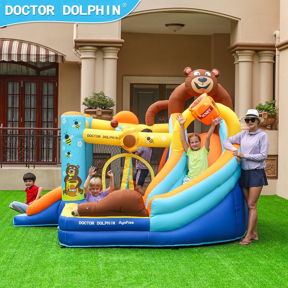 Doctor Dolphin Hoppborg Honungsbjörn inkl. 450W fläkt