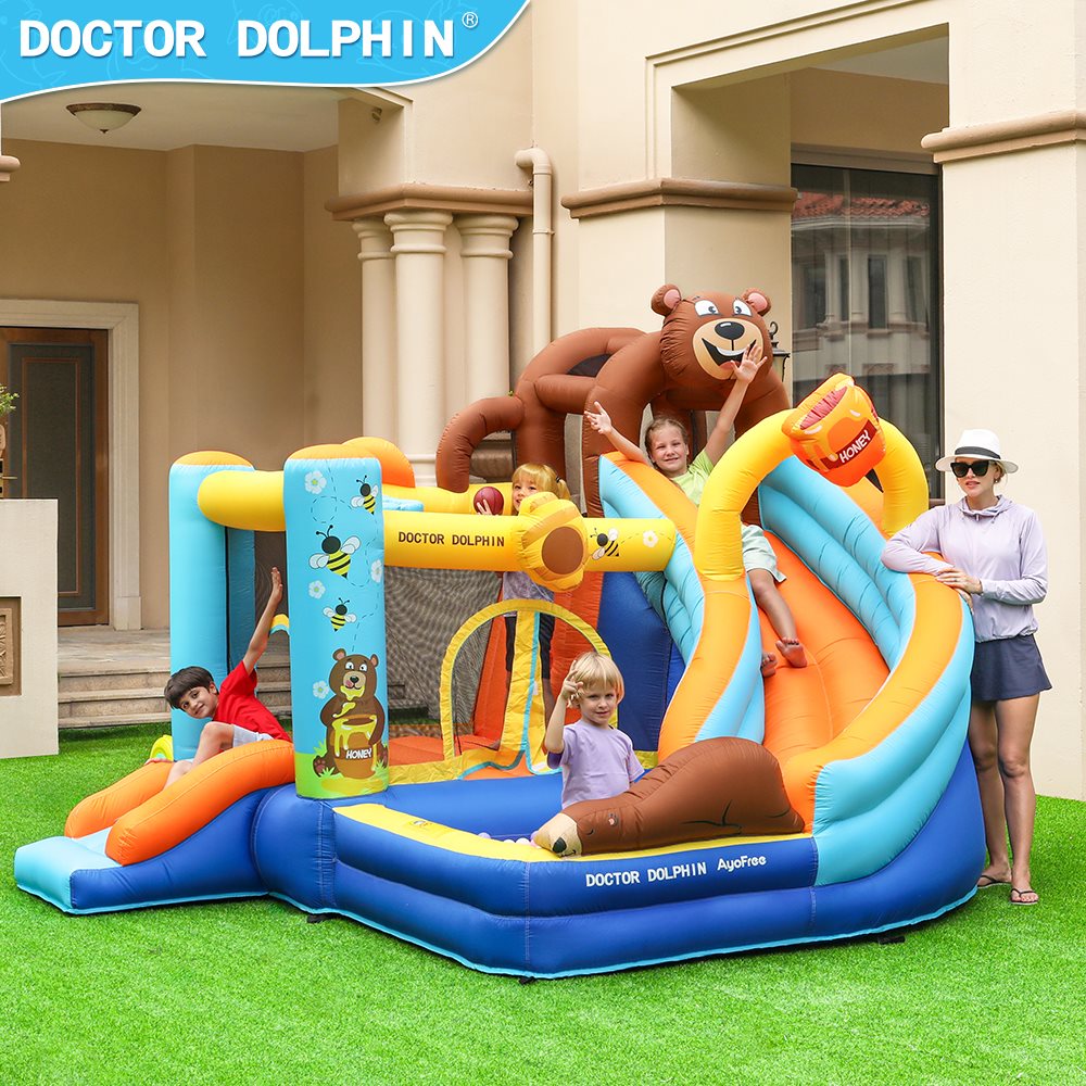 Doctor Dolphin Hoppborg Honungsbjörn inkl. 450W fläkt