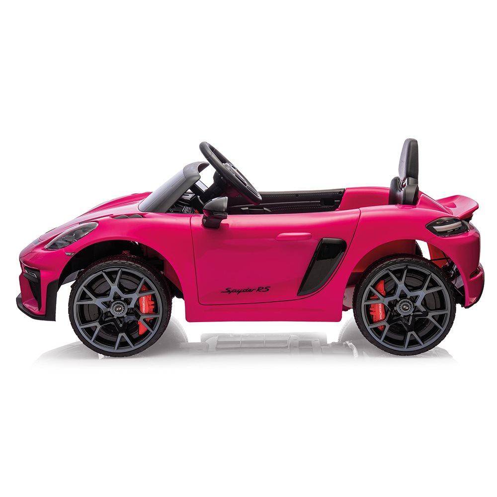Porsche 718 Spyder RS Elbil med gummihjul – 12V