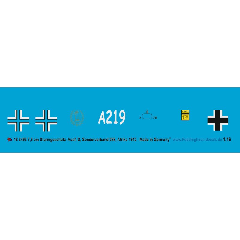7,5 cm Sturmgeschütz Ausf. D , Sonderverband 288, Afrika 1942