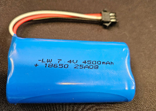 7,4V "4500mAh" Li-ion batteri med SM-3P kontakt