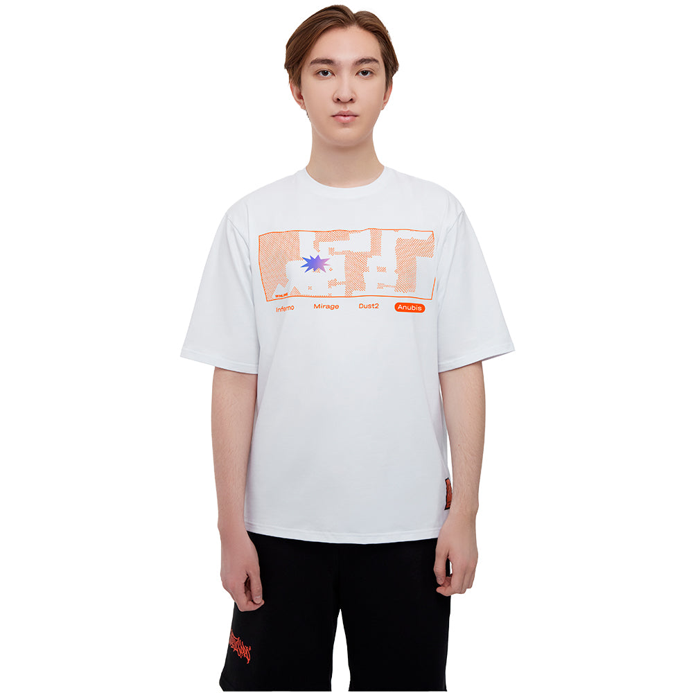 Virtus.pro T-shirt with holography, color: white, size M