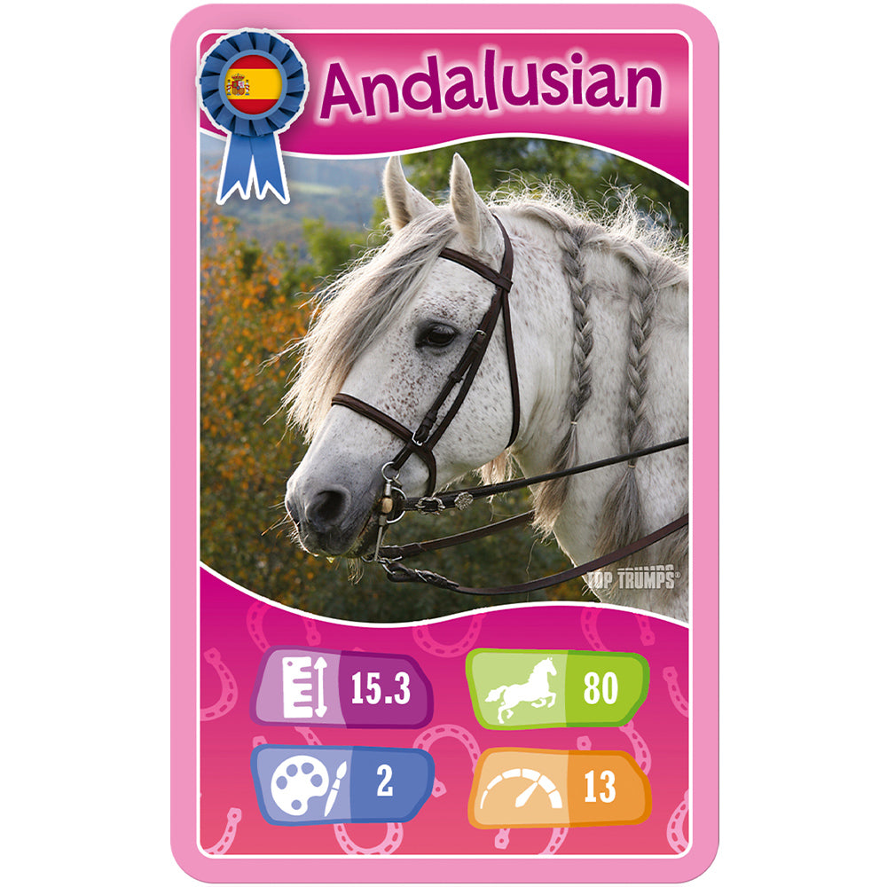 Winning Moves Top Trumps - Horses & Unicorn Cards Standard Tuck Box Multillingual