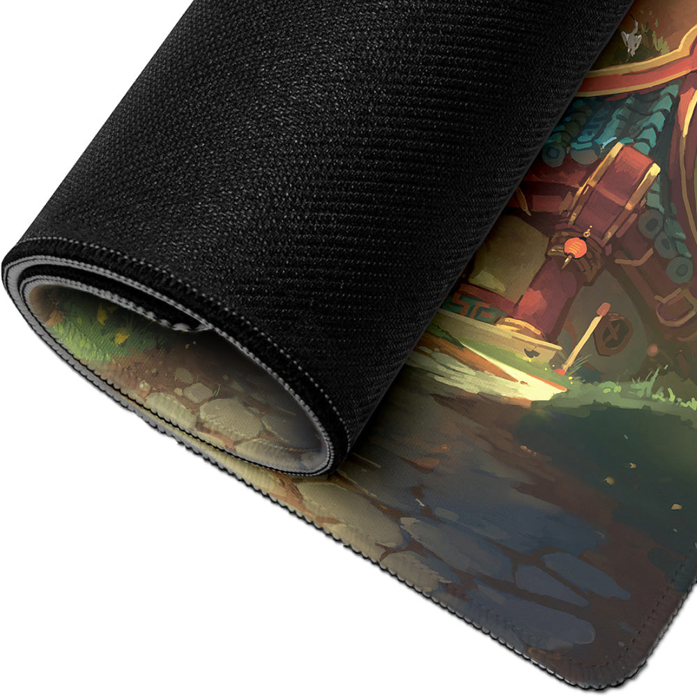 World Of Warcraft: Pandaren With Lanterns, Mousepad, XL