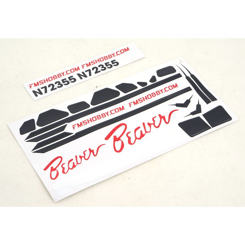 800mm Beaver - Decal sheet (Red)