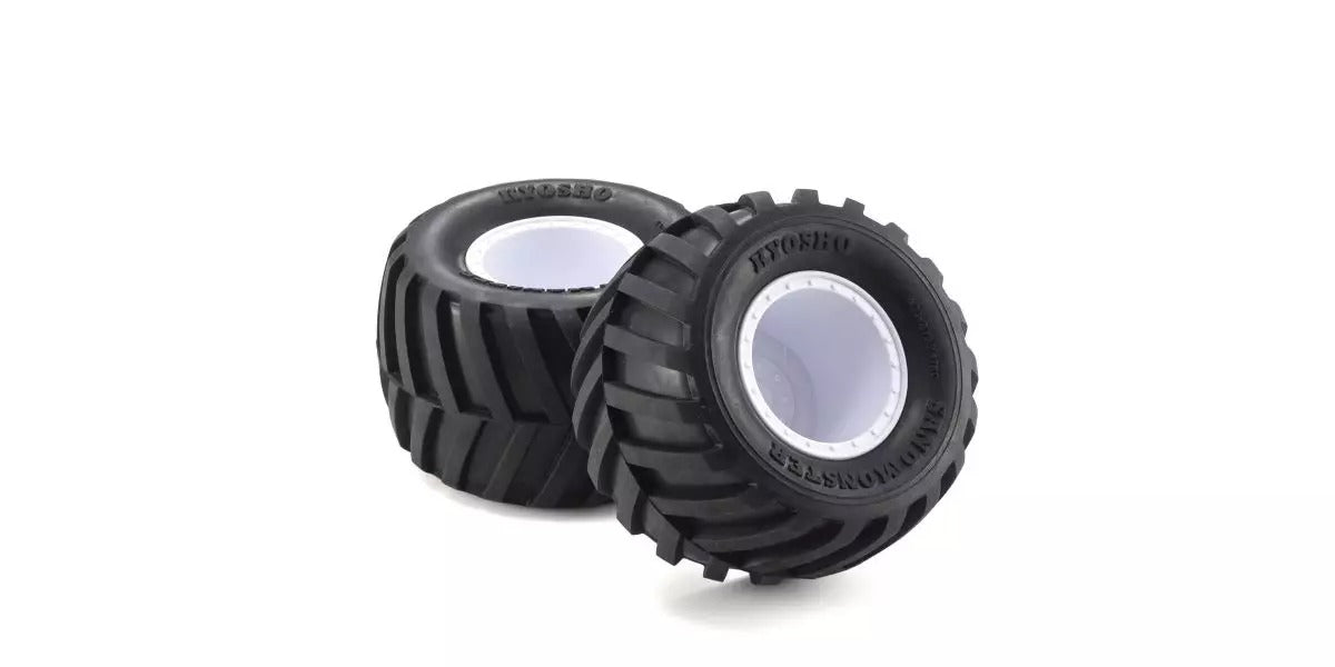 Kyosho MadVan VE Pre-Glued High Grip Soft Tires (2)