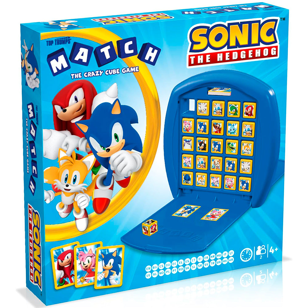 Winning Moves Top Ttrumps Match - Sonic Multillingual