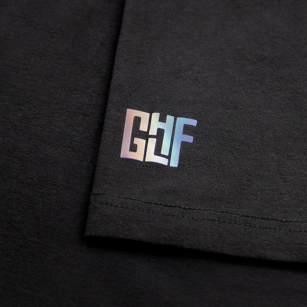 FragON - Holografic Logo Unisex T-shirt Black, L