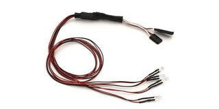 Kyosho Led Light Unit Diam=5/L=400/Clear & Red (4)