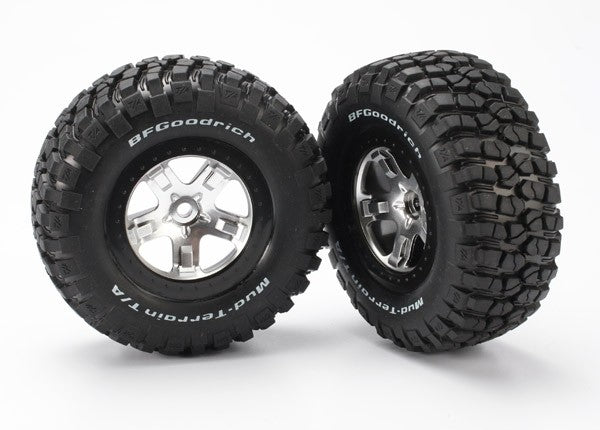 Traxxas 5878 Tires & Wheels, BFGoodrich/SCT, 4WD/2WD Rear (2)