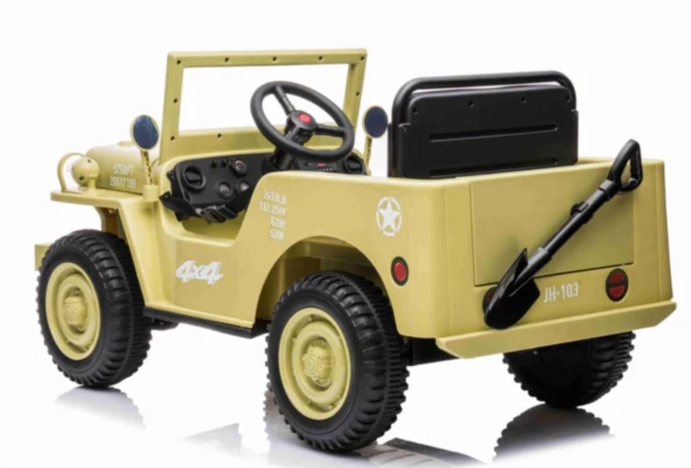 Azeno Desert Olive Elbil för barn, 4x12V