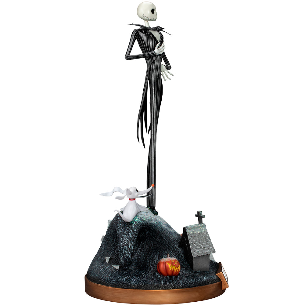 The Nightmare Before Christmas Master Craft Jack Skellington & Zero Statue