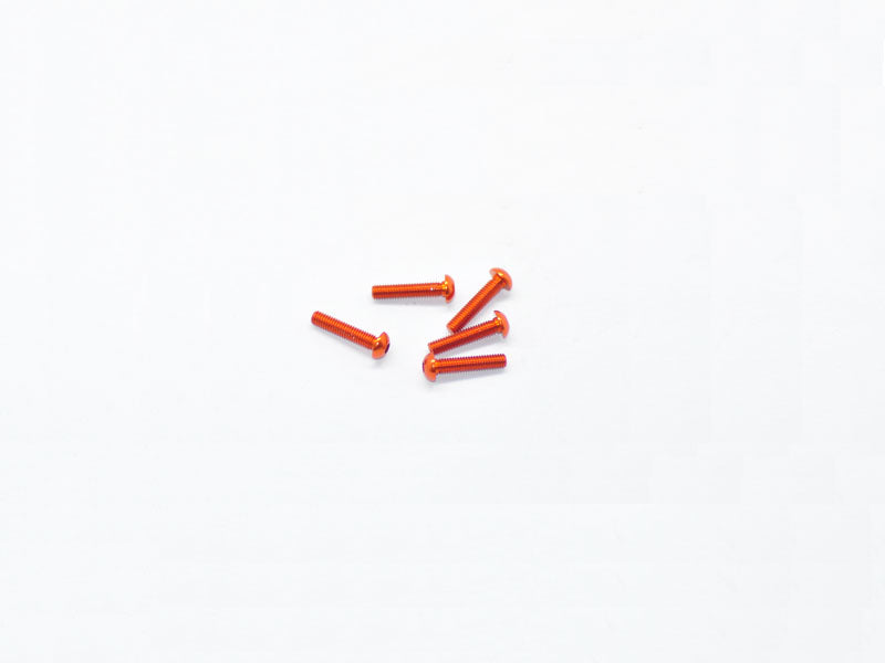 ARROWMAX AM14RH3014-O - ALU SCREW ALLEN ROUNDHEAD M3X14 ORANGE 7075