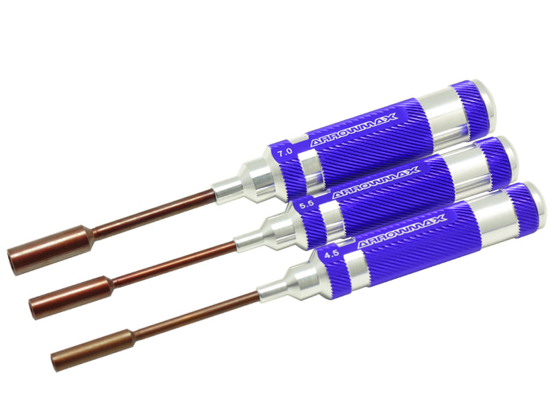 ARROWMAX AM150994 - NUT DRIVER SET 4.5 5.5 & 7.0 X 100MM 3PCES