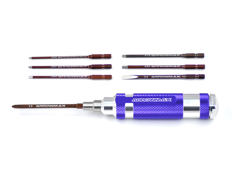 ARROWMAX AM160003 - COMBO QUICK DRIVE TIP CADDY SET US 7 PCS
