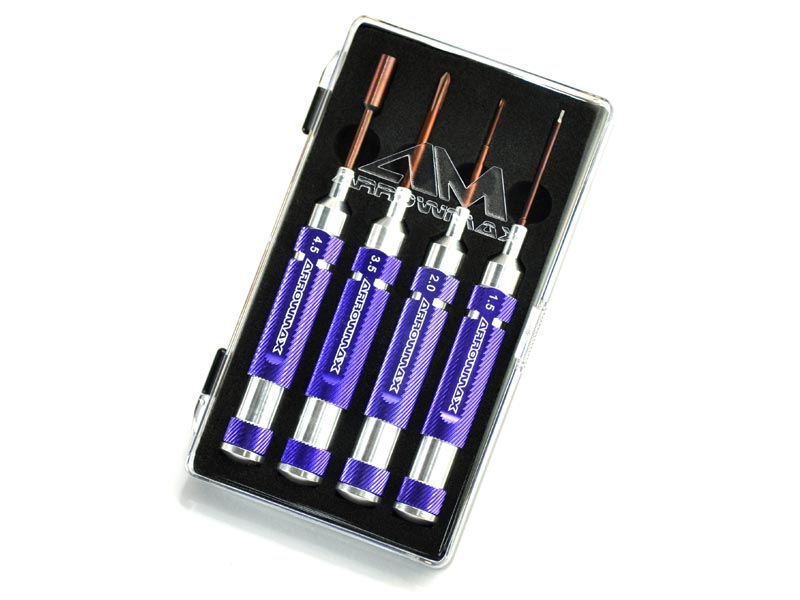 ARROWMAX AM290910 - MINI TOOLSET 4 PIECES WITH PLASTIC CASE