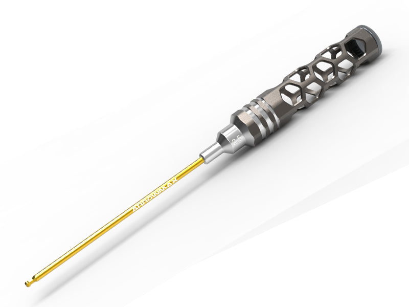 ARROWMAX AM420125 - BALL DRIVER HEX WRENCH 2.5 X 120MM HONEYCOMB