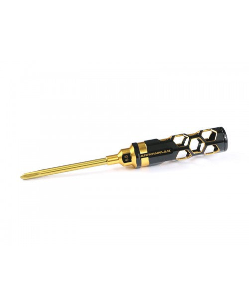 ARROWMAX AM440159BG - PHILLIPS SCREWDRIVER 5.8 X 100MM BLACK GOLDEN