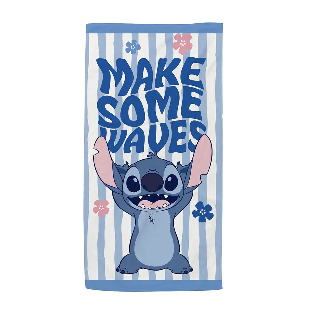 Stitch straped Bath towel - Lilo & Stitch