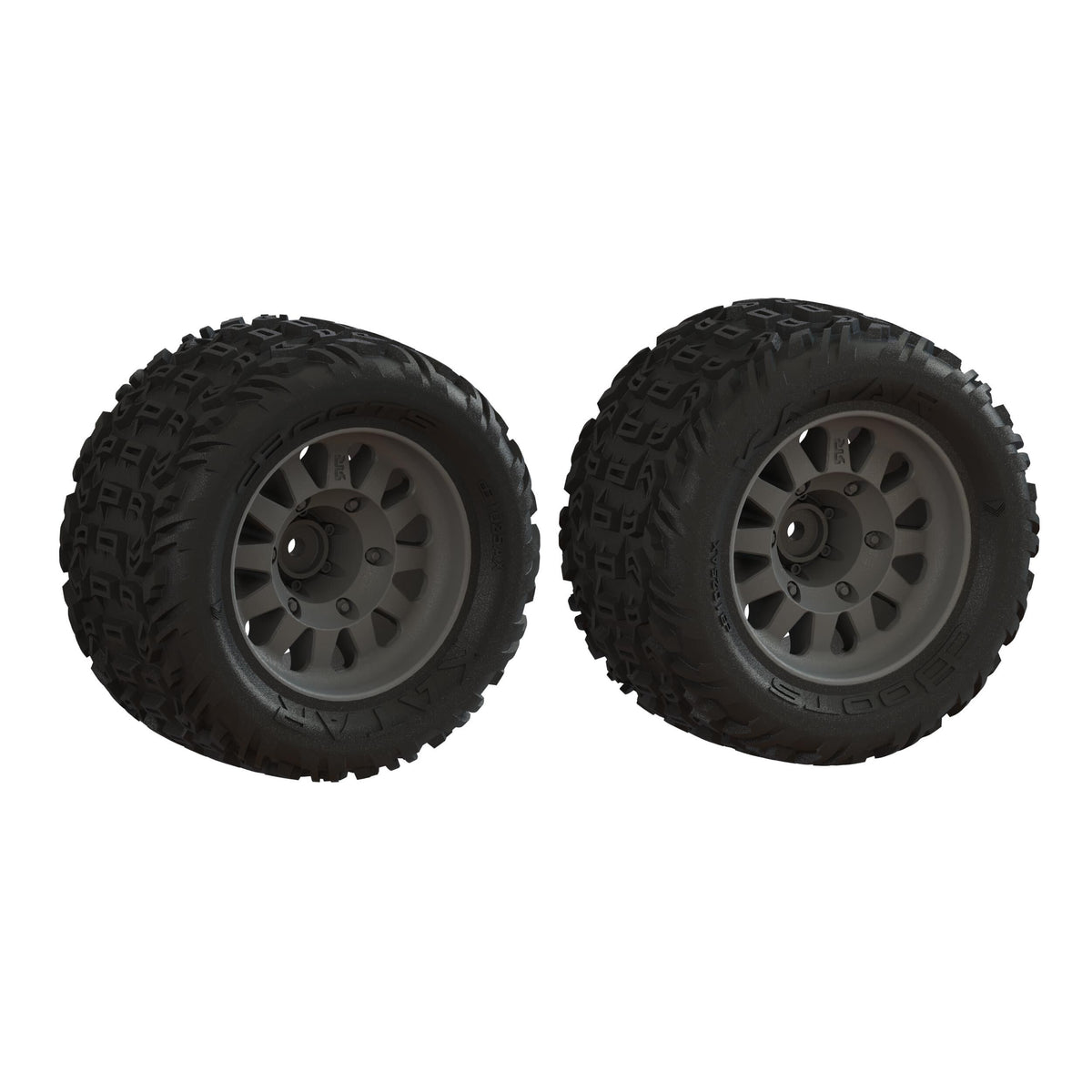 DBoots 'Katar' Tire Set Glued (1 Pair)