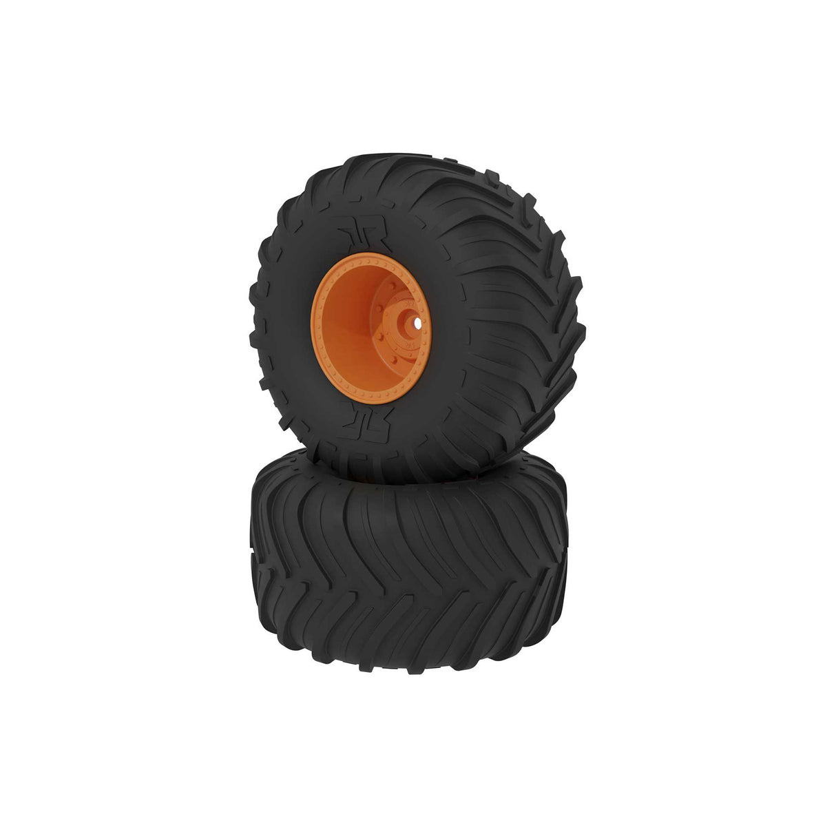 dBoots Chevron MT Tire Set Glued - Orange