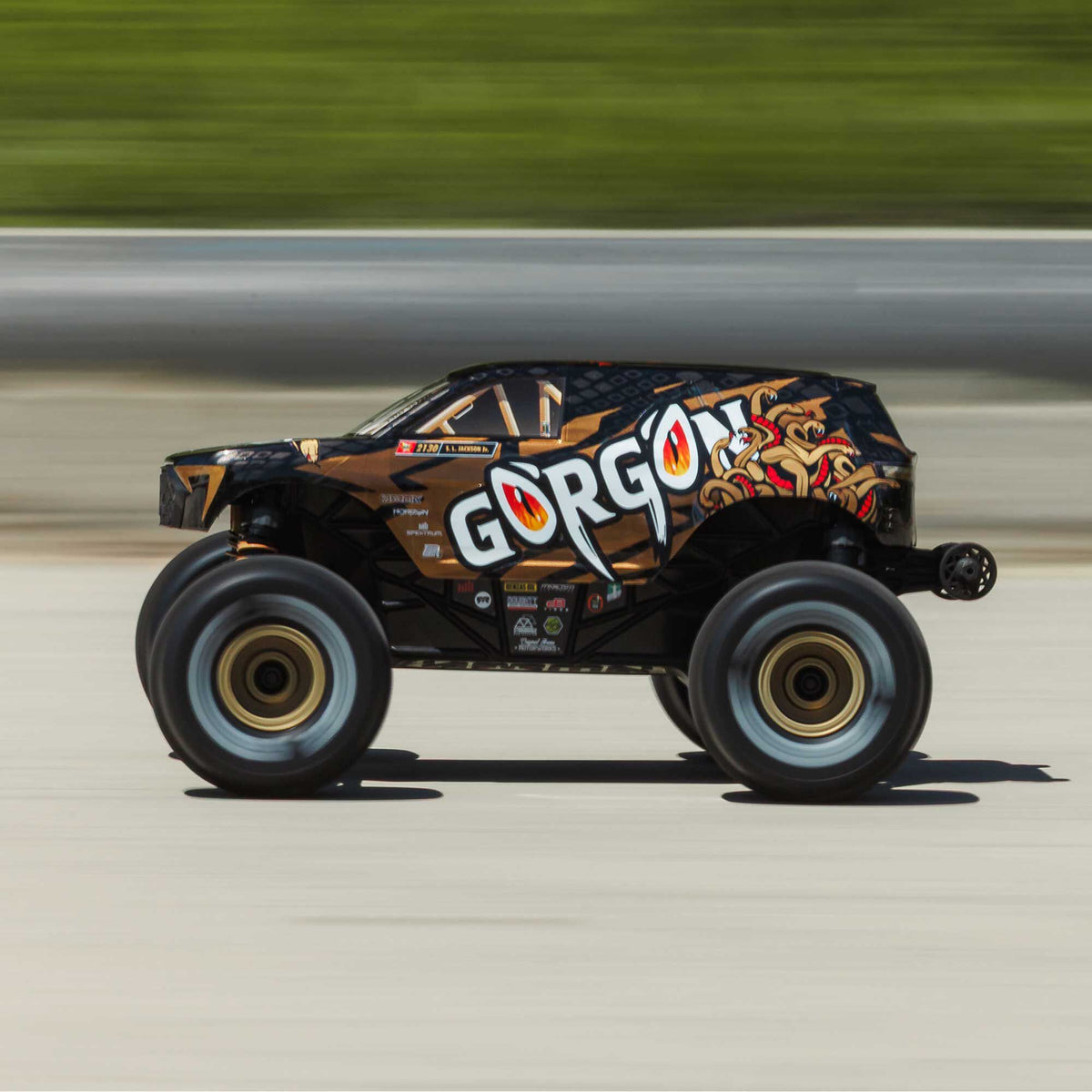 1/16 GORGON GROM 4X4 RTR Brushed Monster Truck (Battery & Charger Included)