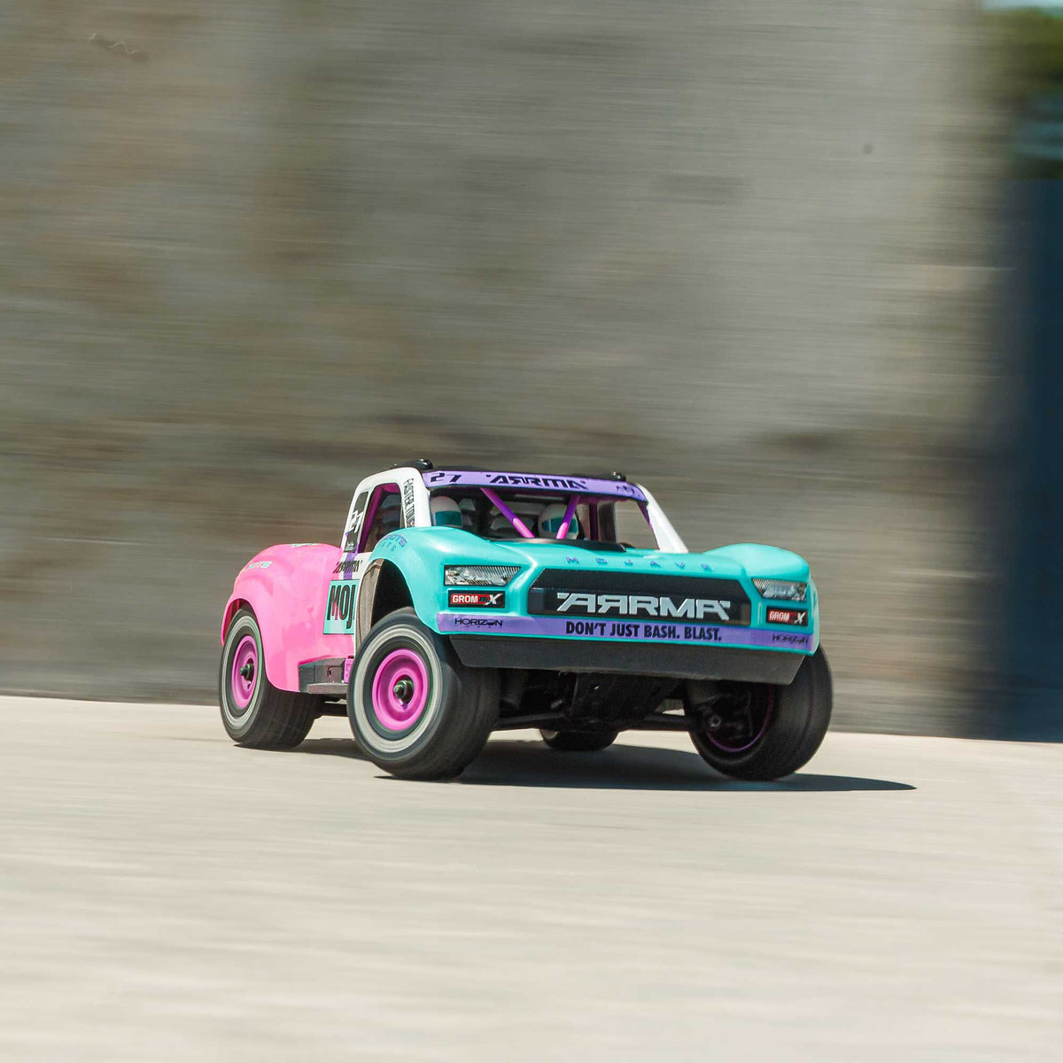 1/16 MOJAVE GROM 223S DSC 4X4 RTR Brushless Desert Truck (Battery & Charger Included), Teal