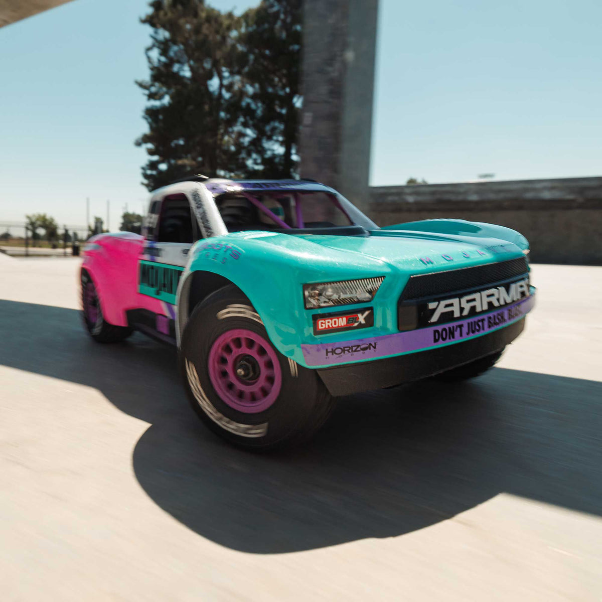 1/16 MOJAVE GROM 223S DSC 4X4 RTR Brushless Desert Truck (Battery & Charger Included), Teal