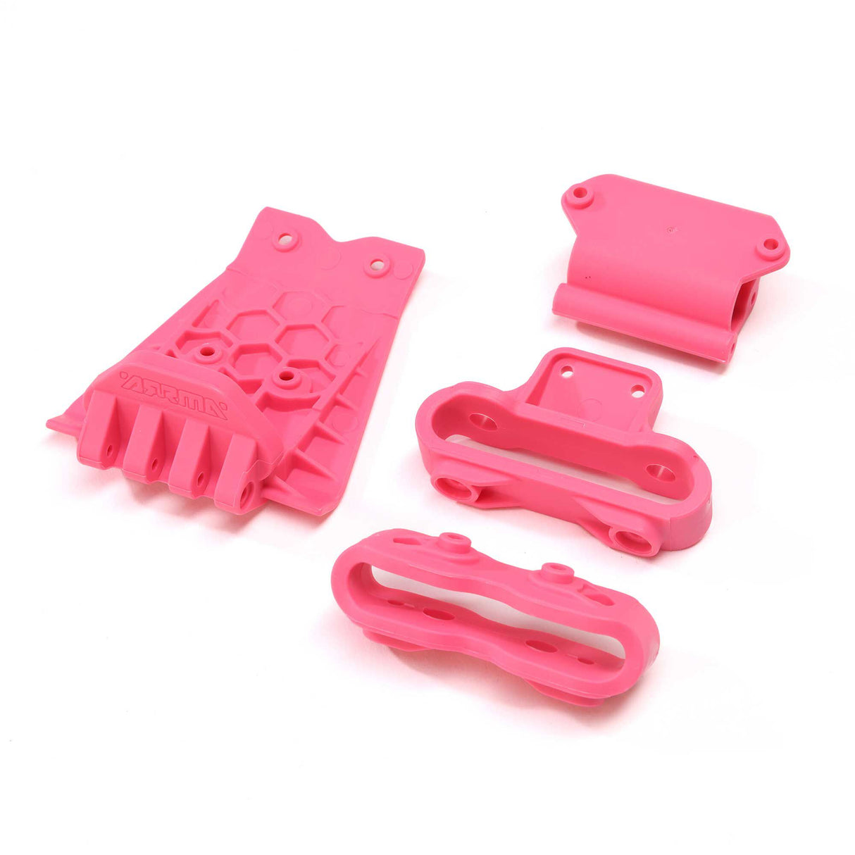 Lower Skid And Bumper Mount Set - Pink