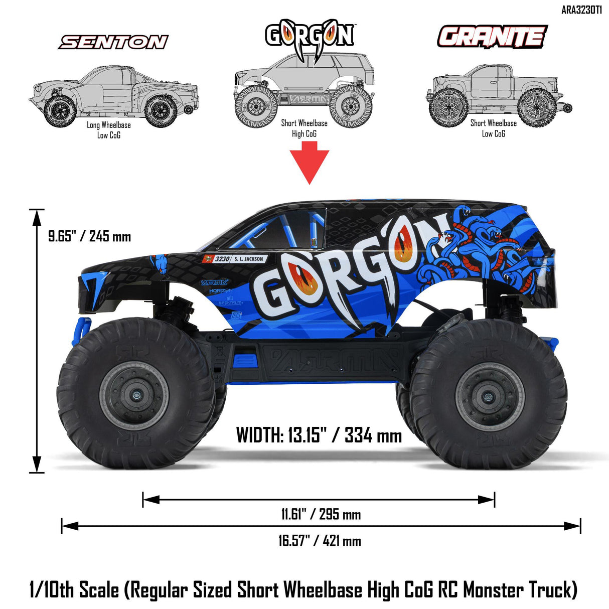 1/10 SCX10 III Coyote 4X4 RTR Brushed Rock Crawler, Blue