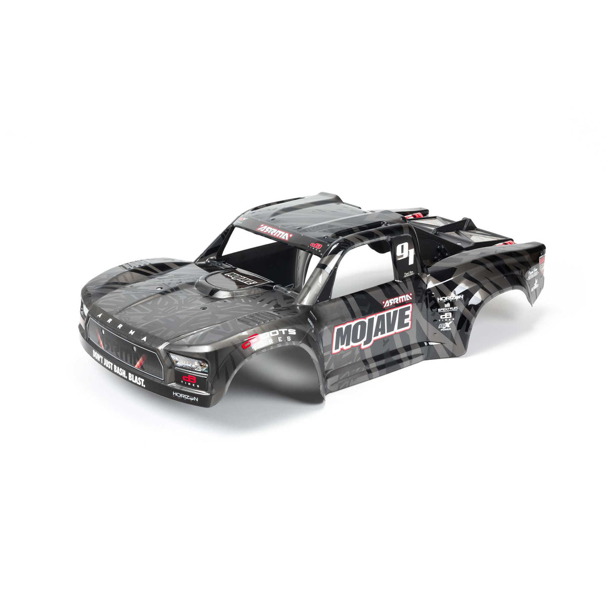 MOJAVE 1/7 EXB Painted Decaled Trimmed Body Black