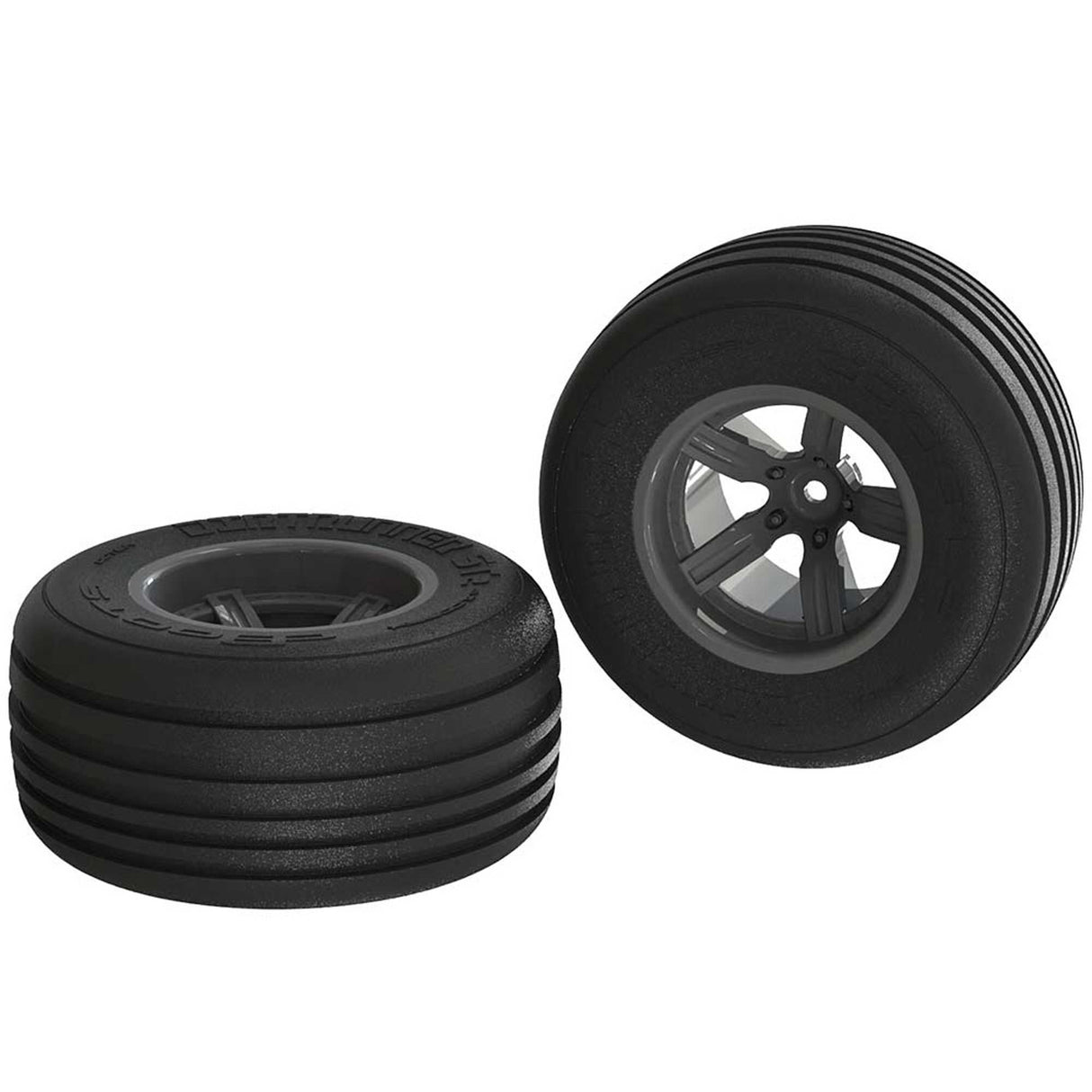 AR550040 Dirt Runner ST Fr Tire Set Glued Blk (2)