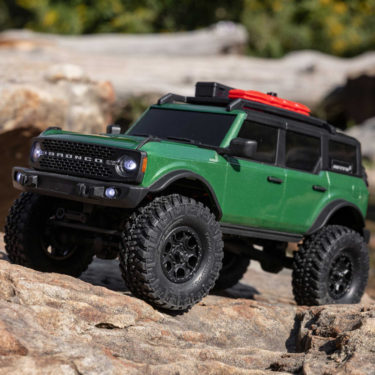 1/24 SCX24 Ford Bronco 4X4 RTR Brushed Rock Crawler (Battery & Charger Included), Green