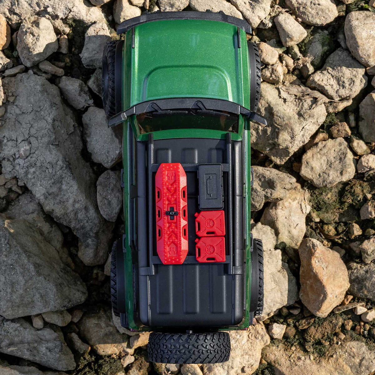 1/24 SCX24 Ford Bronco 4X4 RTR Brushed Rock Crawler (Battery & Charger Included), Green