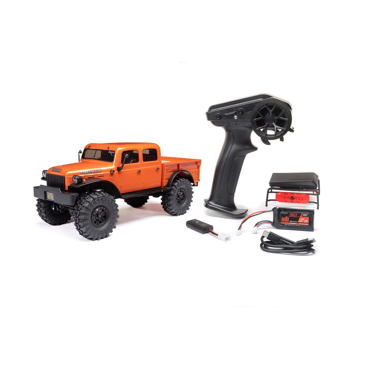 SCX24 40's 4 Door Dodge Power Wagon, :1/24 4WD-RTR
