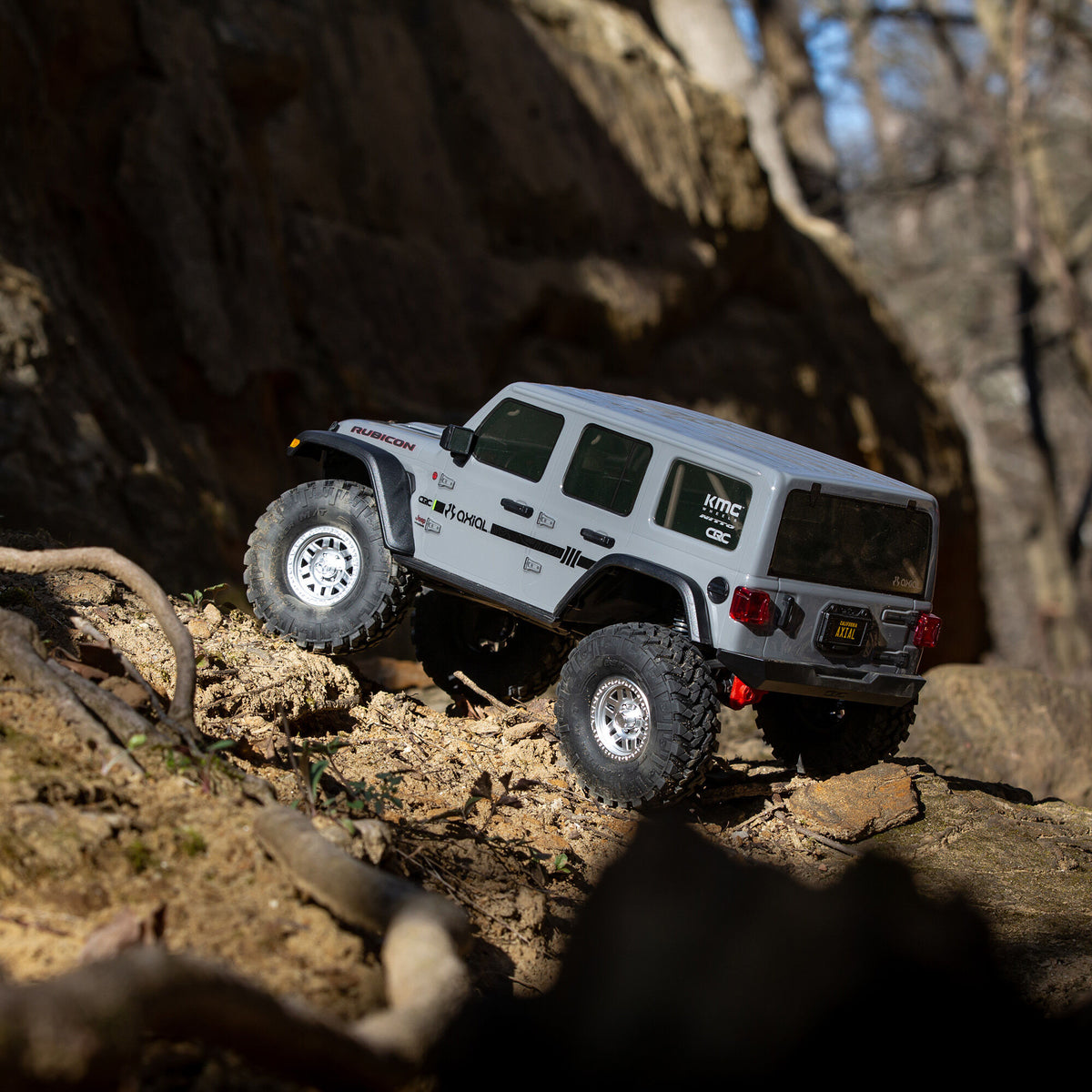 1/10 SCX10 III Jeep JLU Wrangler 4X4 RTR Brushed Rock Crawler,Gray