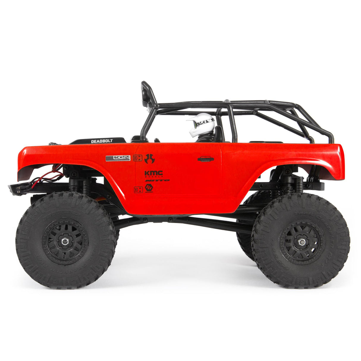 SCX24 Deadbolt 1/24th Scale Elec 4WD - RTR, Red