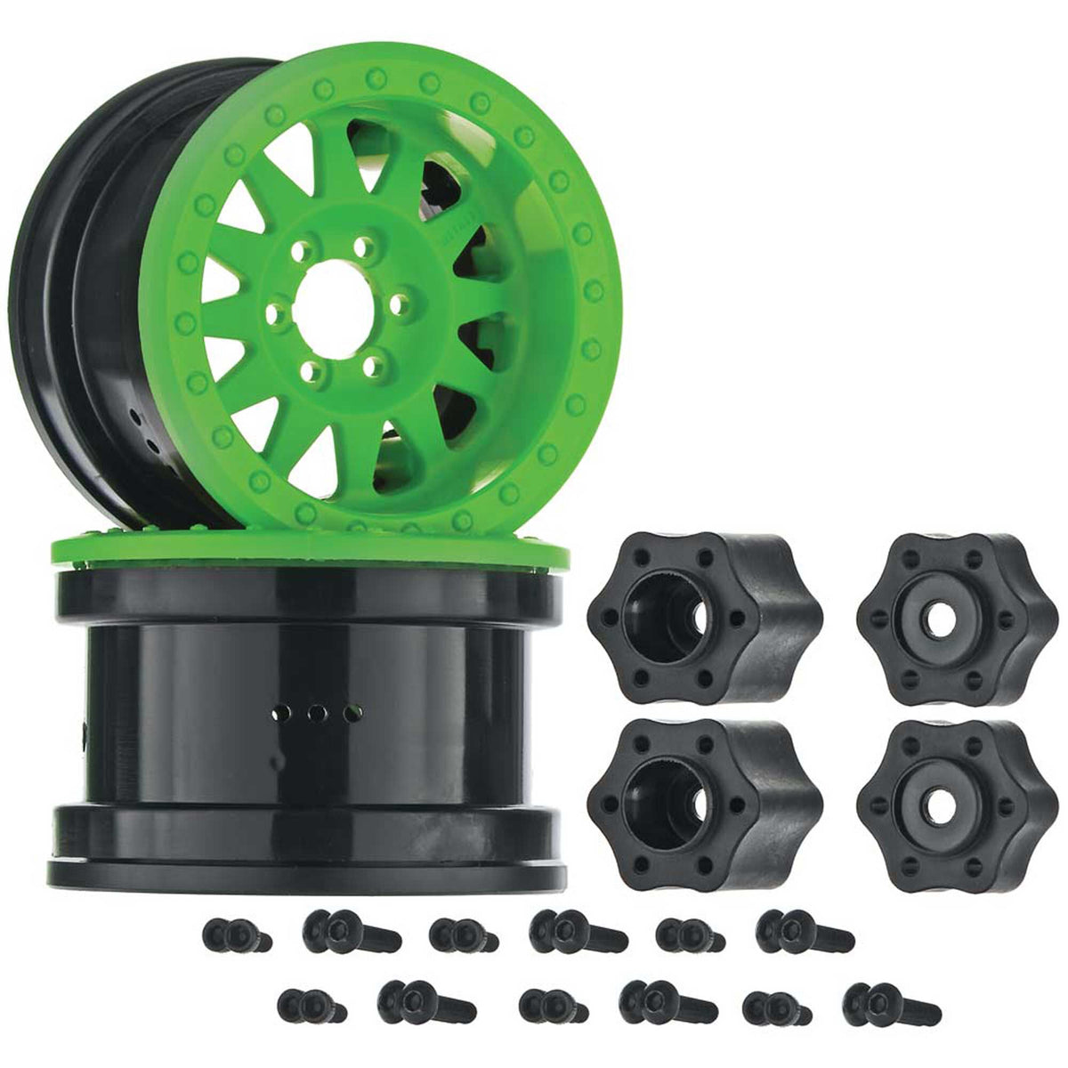 AX31363 2.2 Method Beadlock Wheel IFD Green (2)