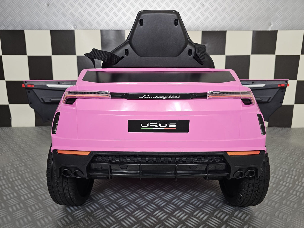 Lamborghini Urus 12V elbil för barn – 1 person, rosa