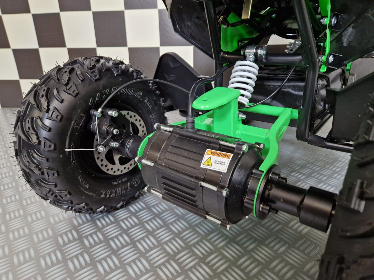 Barnfyrhjuling 48V med brushless motor – grön