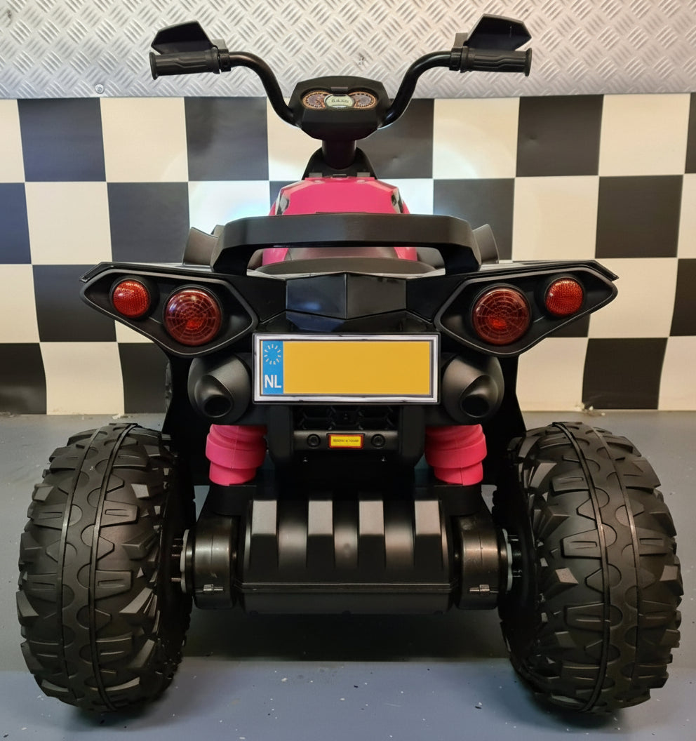 Phyton 12V børnequad – 1 person, pink