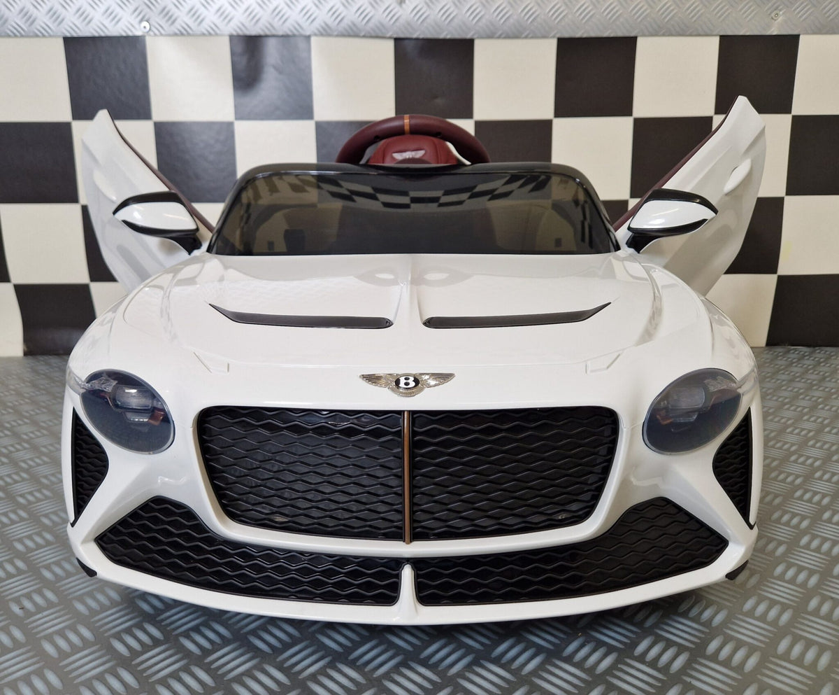 Bentley Bacalar 12V elbil för barn – 1 person, vit