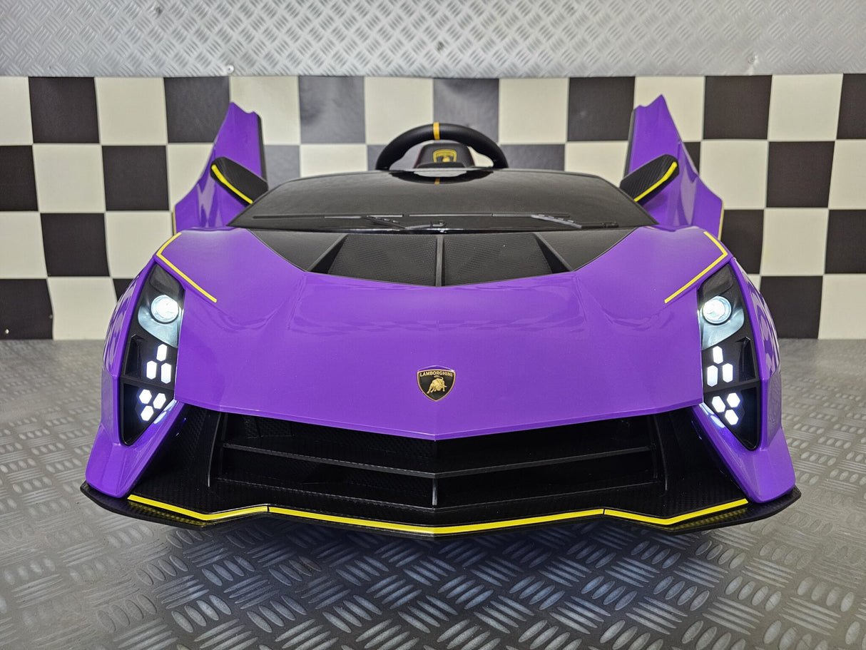 Børnebil Lamborghini Auténtica lilla 12 volt
