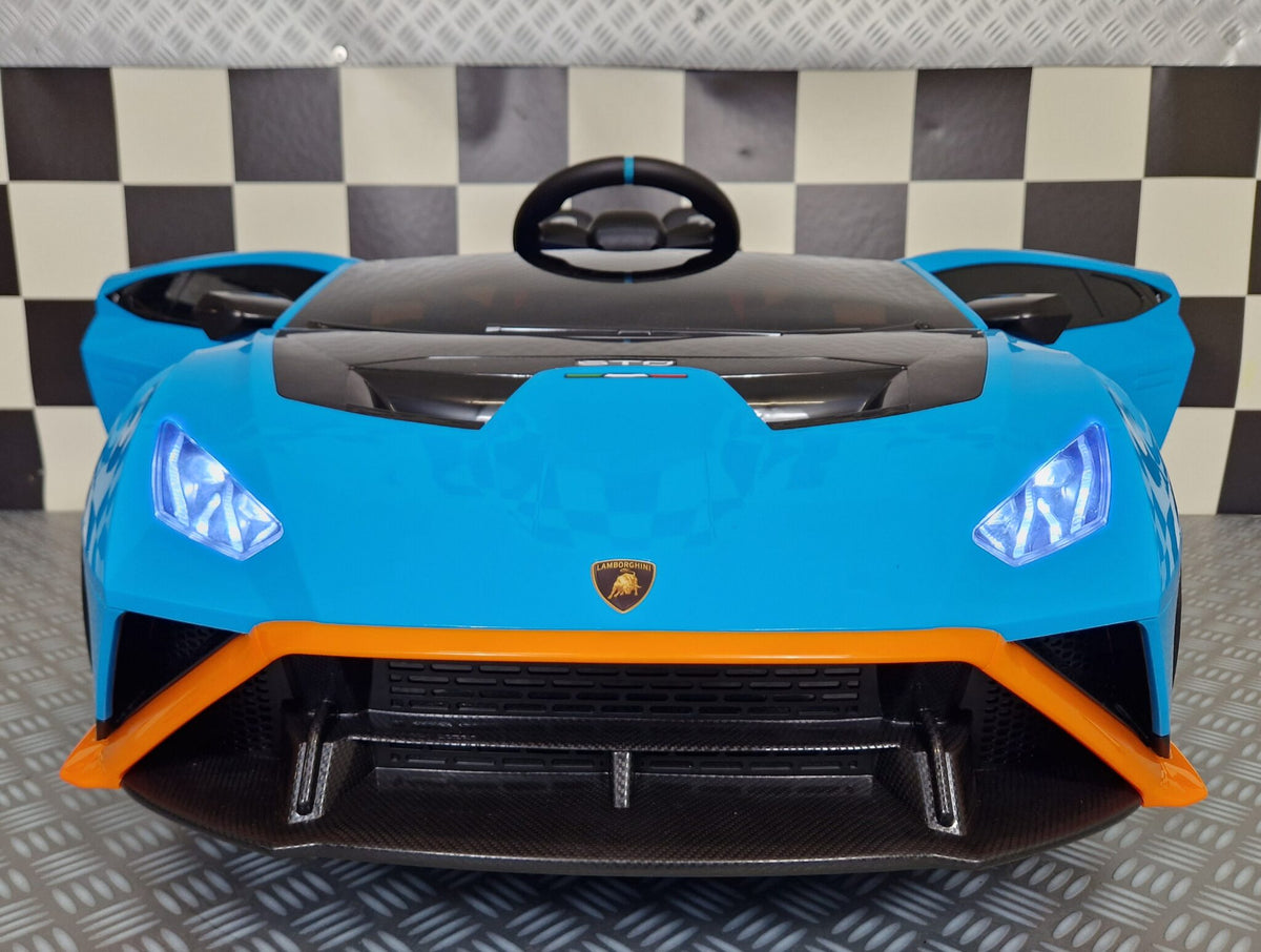 Lamborghini Huracan STO 12V drift elbil för barn – 1 person