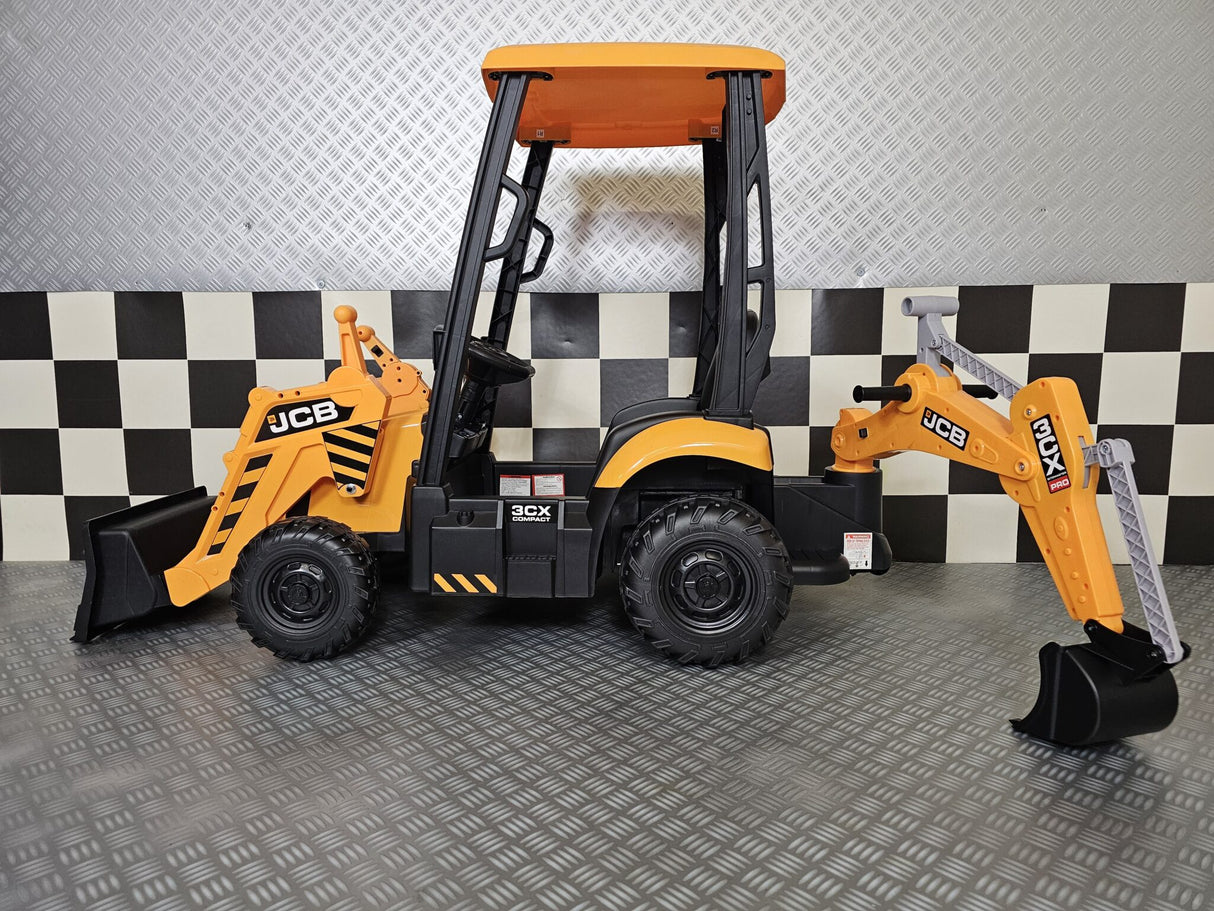 JCB Sitemaster 12V barntraktor med tak