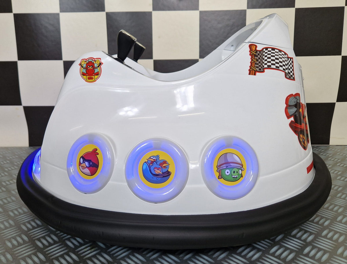 Angry Birds krockbil 6V – vit