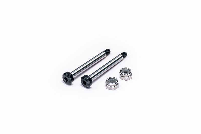 Koswork Team AE RC10 King Pin 27.7mm Hard Hinge Pin w/locknuts (2)