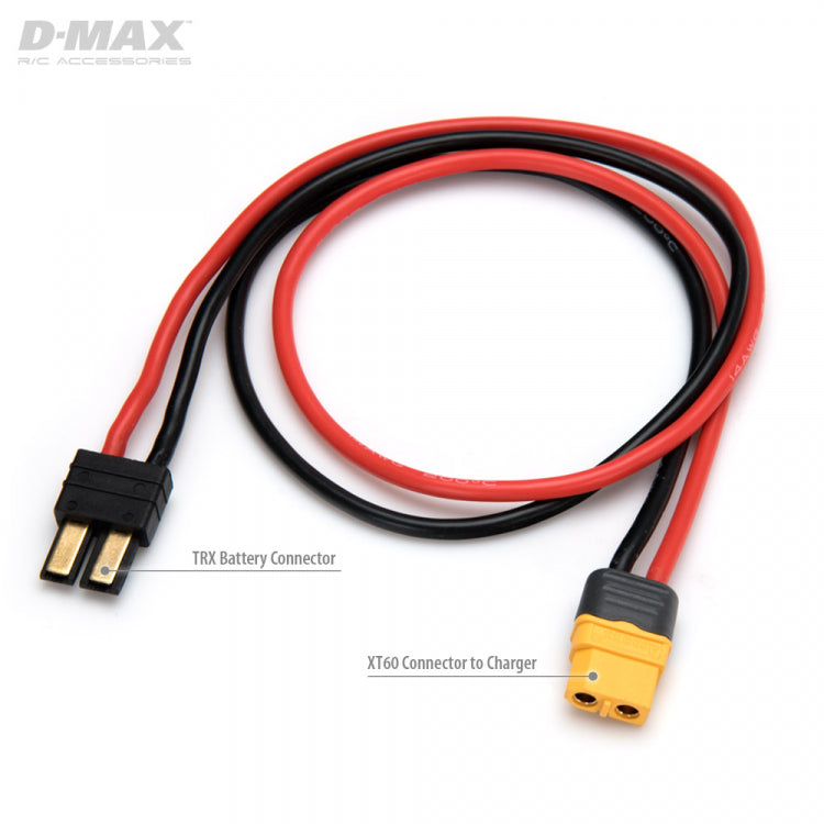 Charge Lead TRX Male to XT60 14AWG 500mm